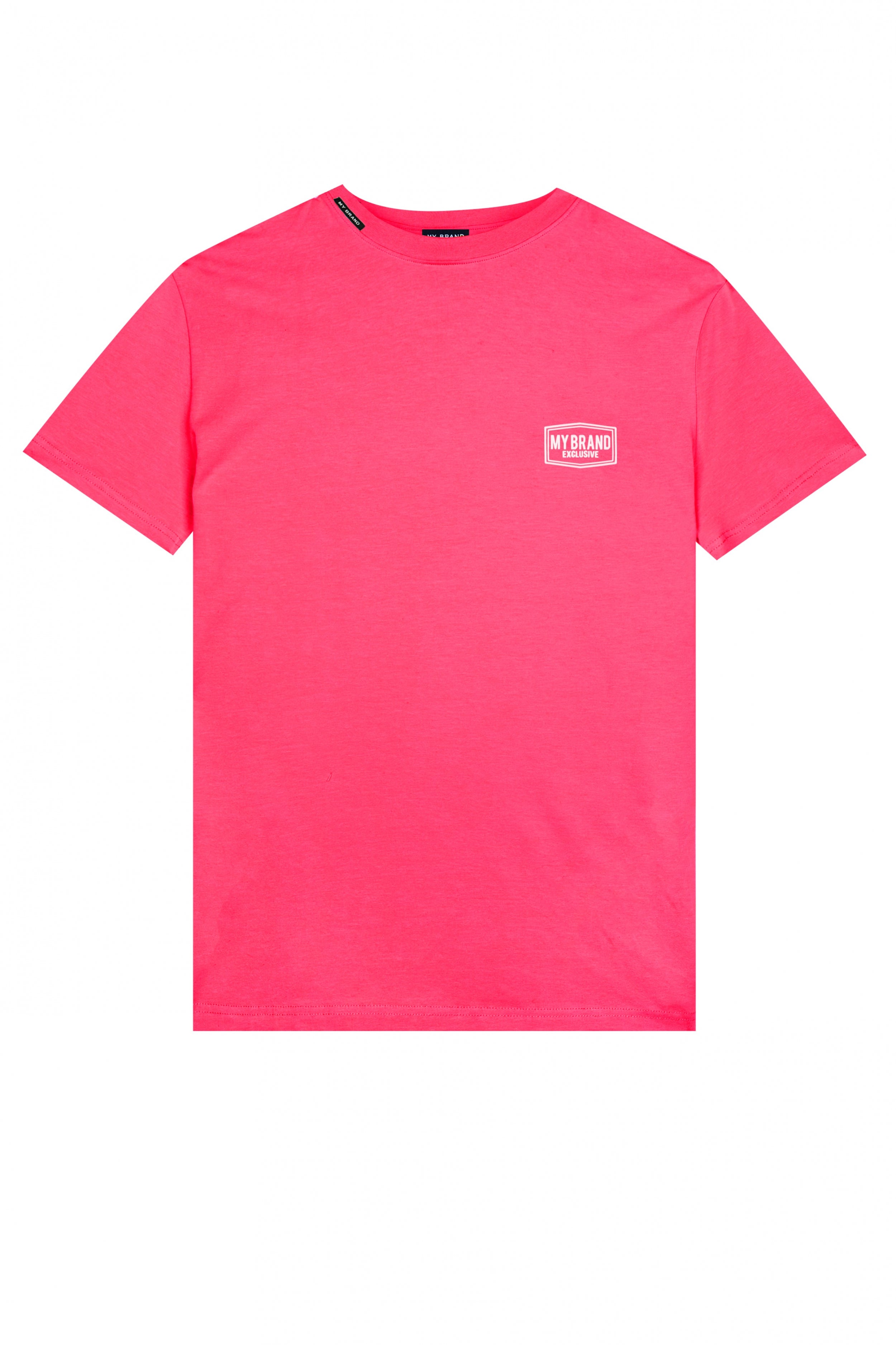 CHEST LOGO NEON T-SHIRT | NEON PINK