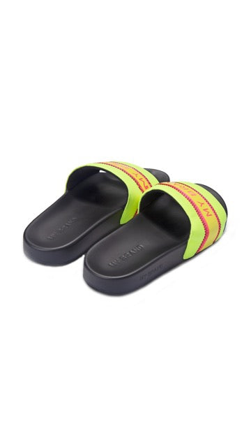 MY BRAND NEON TAPE SLIPPE | NEON YELLOW