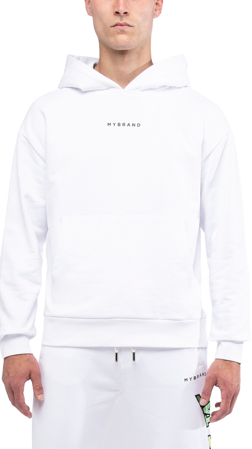 MY BRAND RAINBOW COLLEGE HOODIE | WHITE