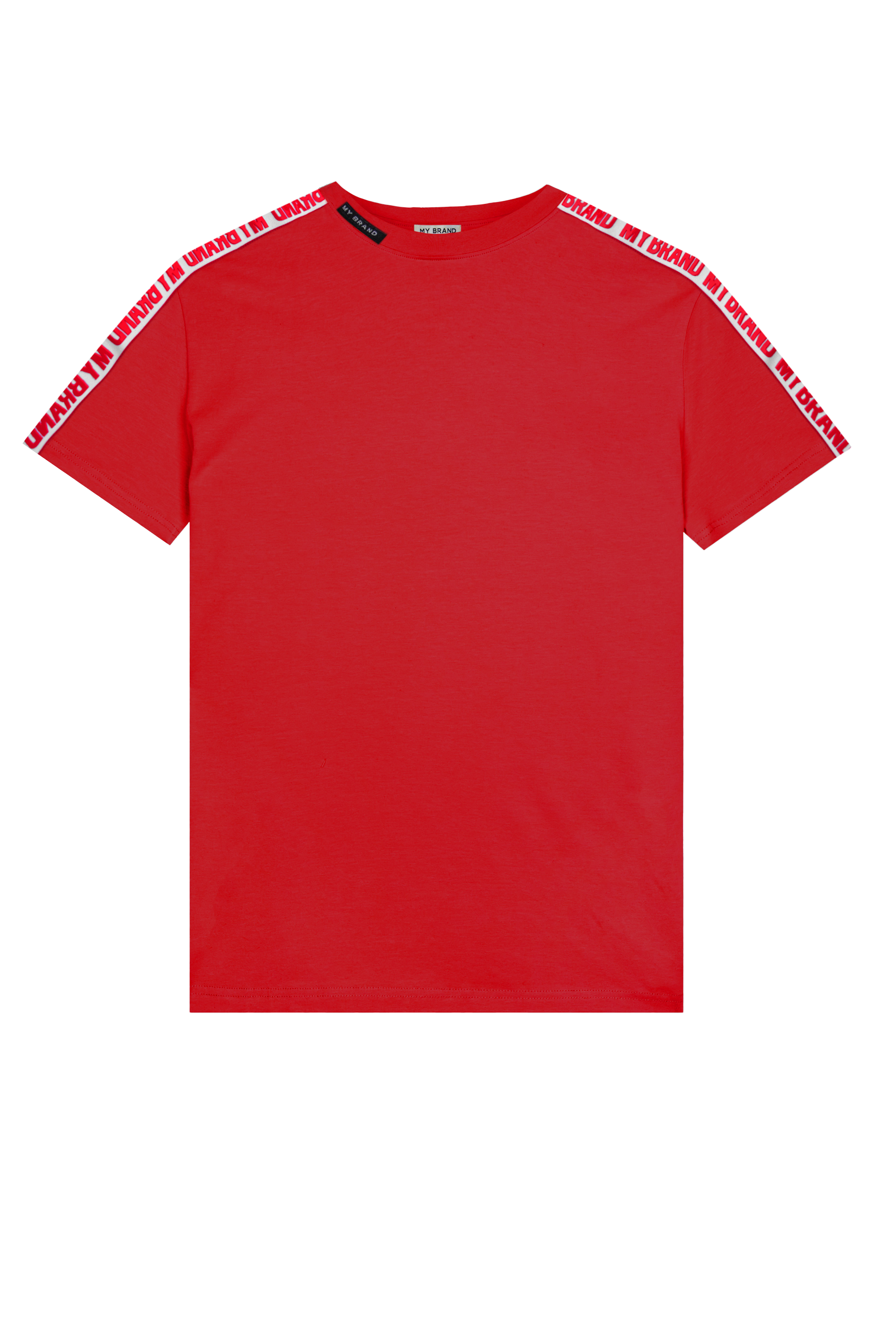 MB Logo Taping Shirt Red