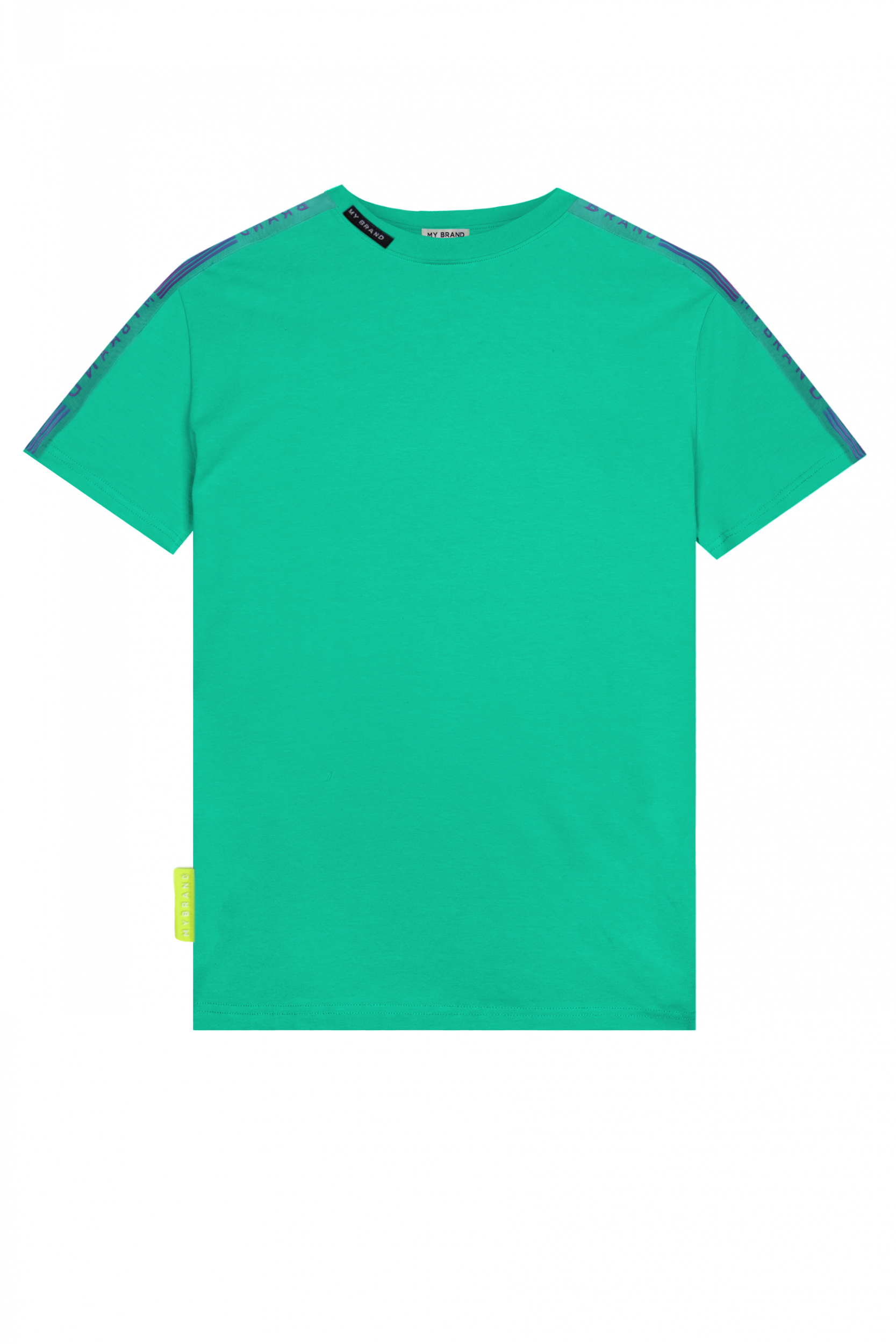 MB TAPING GRADIENT T-SHIR | TURQUOISE