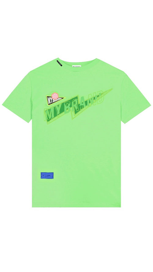 MYBRAND LIGHTNING T-SHIRT | NEON GREEN