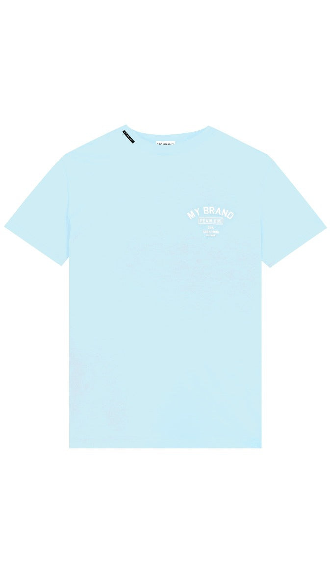 MYBRAND VARSITY T-SHIRT | TURQUOISE