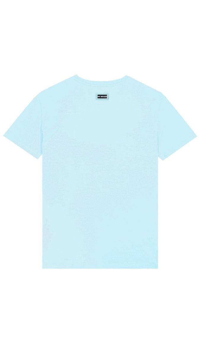 MYBRAND VARSITY T-SHIRT | TURQUOISE