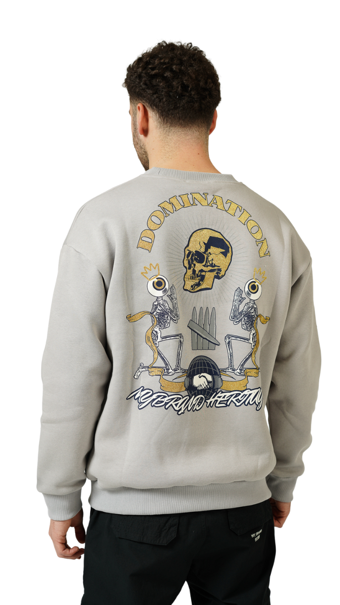 MB DOMINATION GOLD PRINT SWEATER