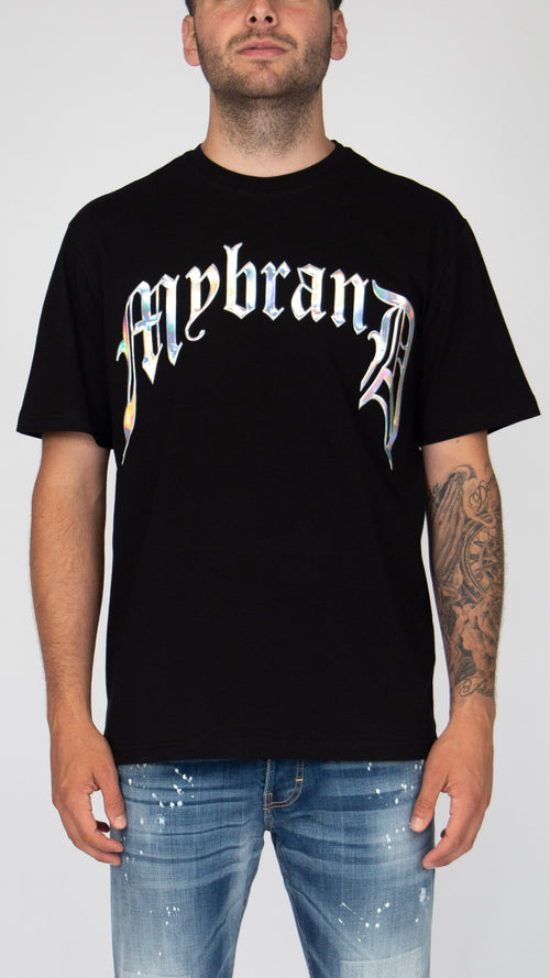 Chrome print mybrand black | BLACK