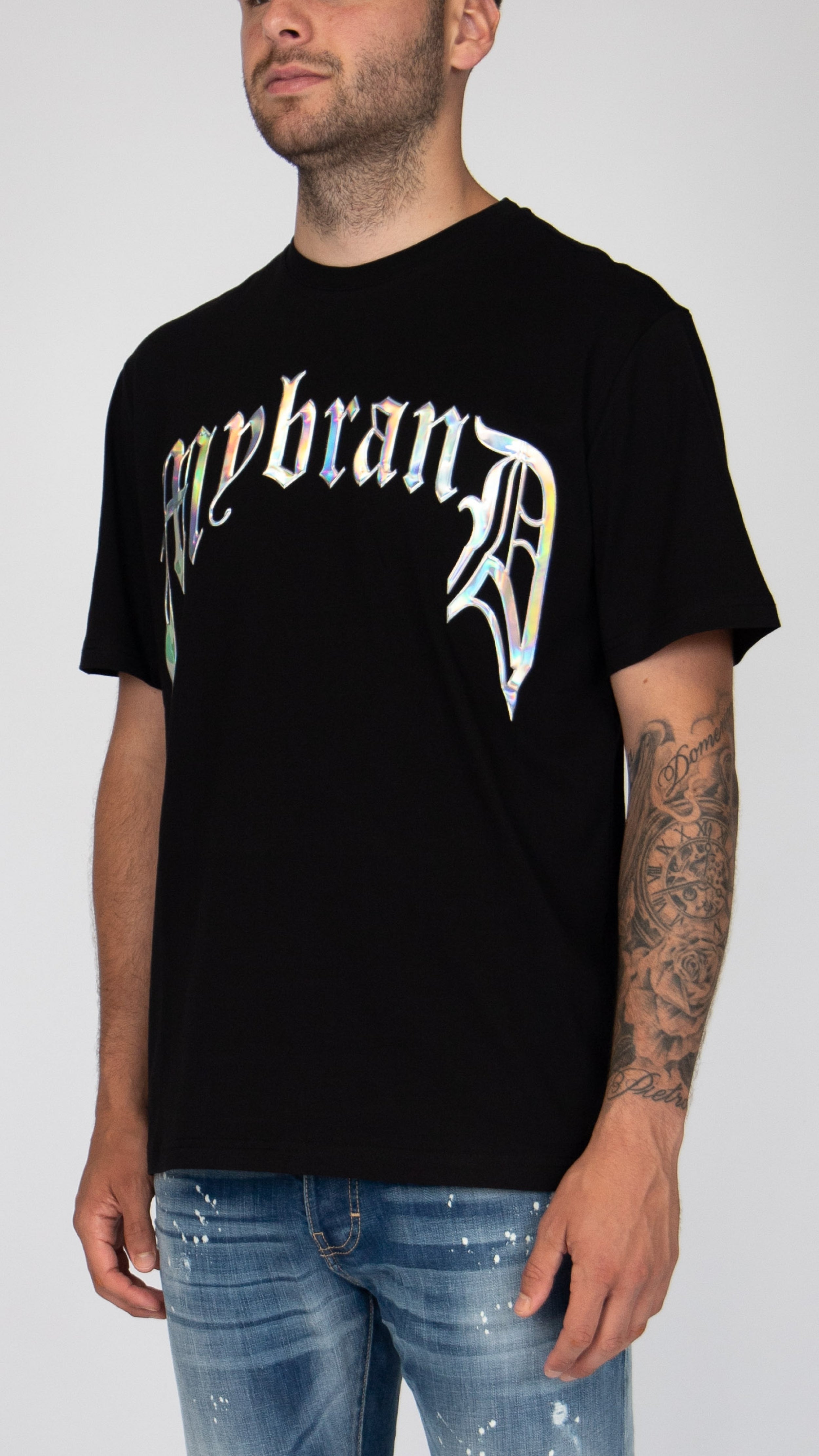 Chrome print mybrand black | BLACK