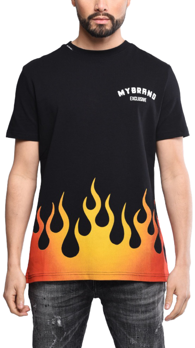 Mb Fire T-Shirt Black