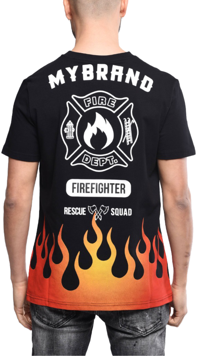 Mb Fire T-Shirt Black