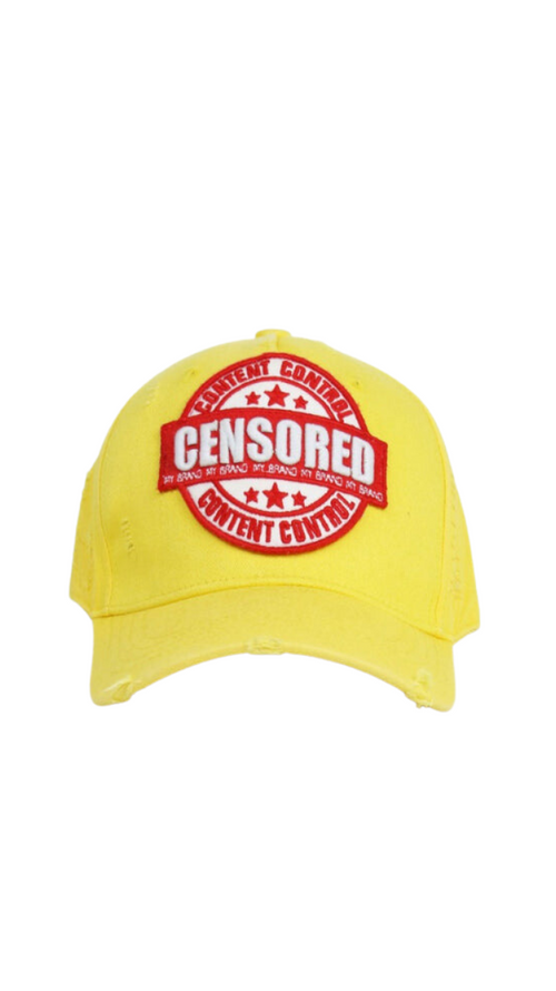 Censored Cap Yellow