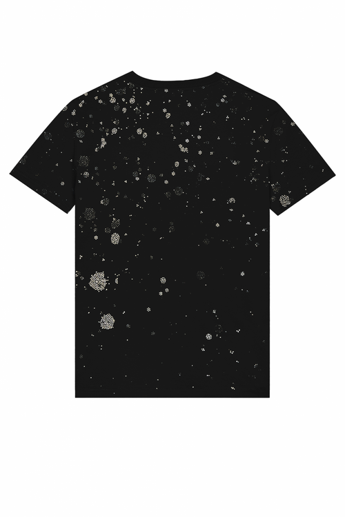 RHINESTONE SPLASH MB T-SHIRT | BLACK