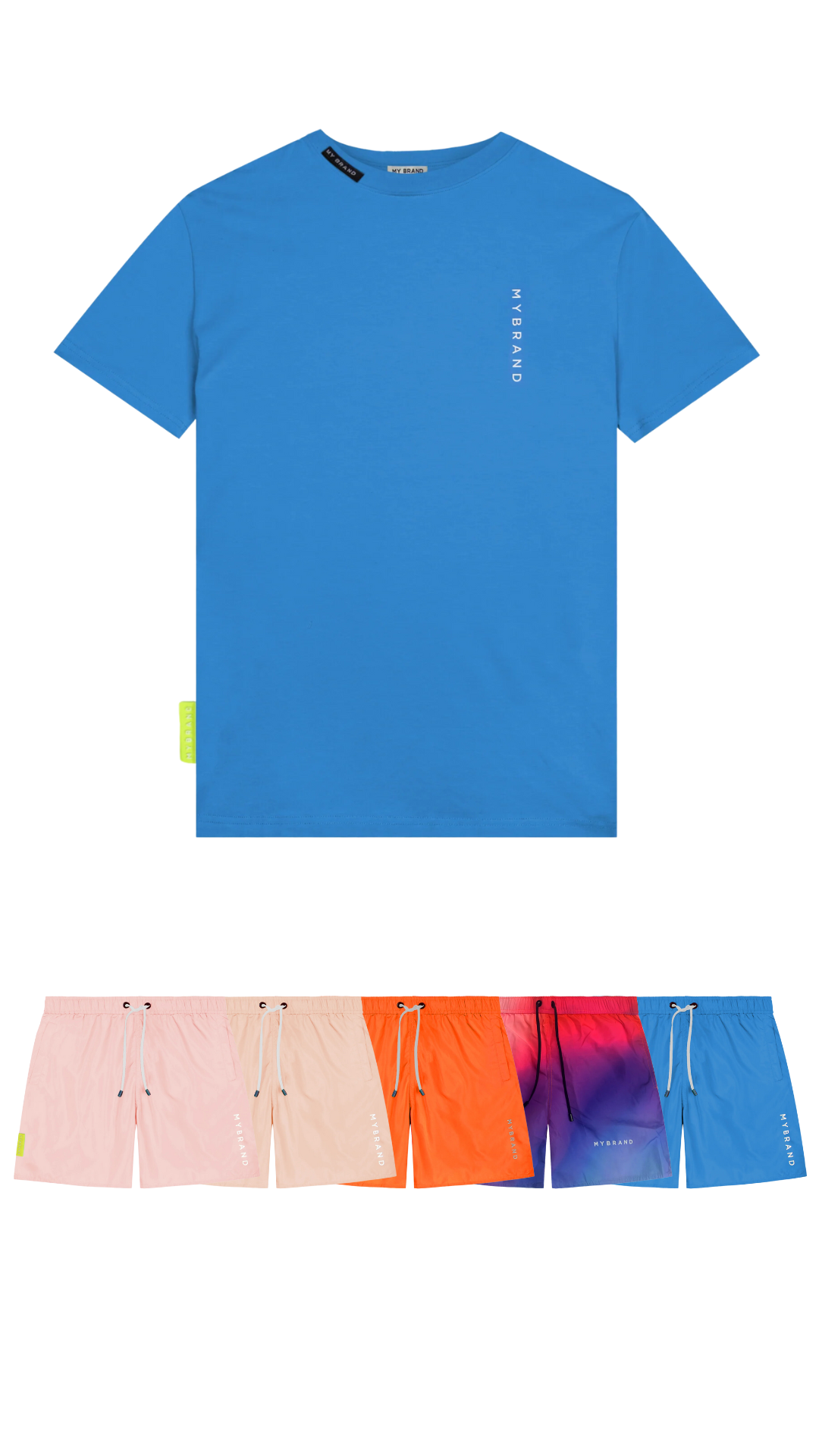 BASIC SWIM CAPSULE T-SHIR | BLUE