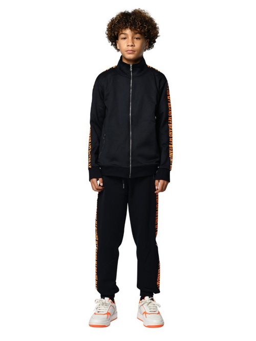 MYBRAND TAPE TRACKSUIT | BLACK