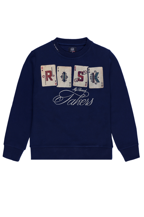 Risk Playercard Sweater Navy