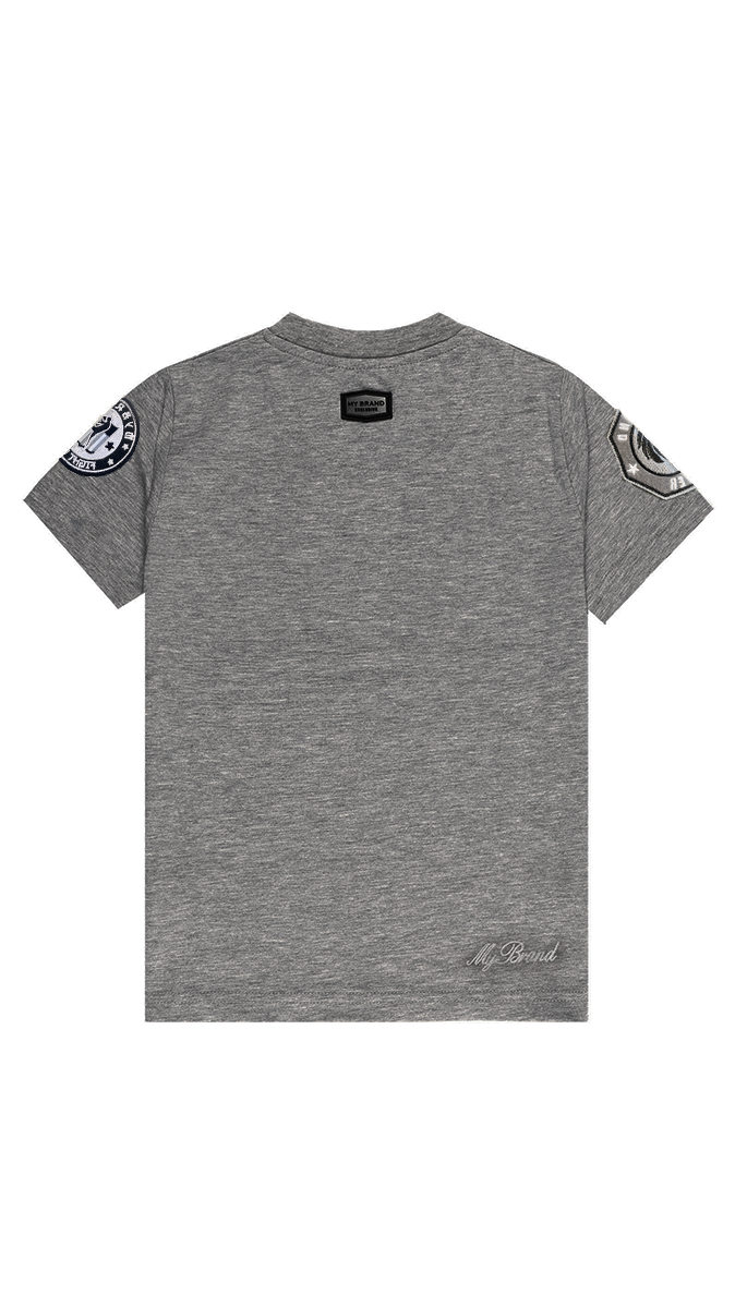 Devil Fighter T-Shirt Grey
