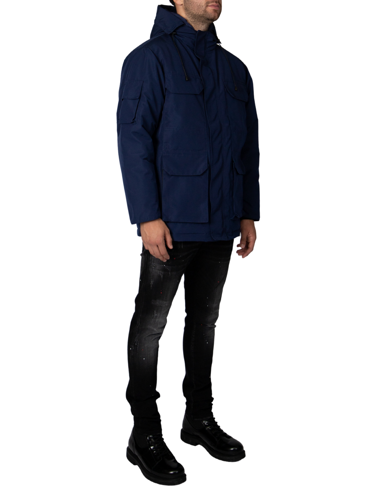 CORTINA LONG JACKET NAVY | NAVY