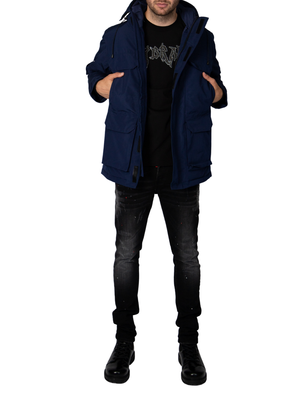 CORTINA LONG JACKET NAVY | NAVY