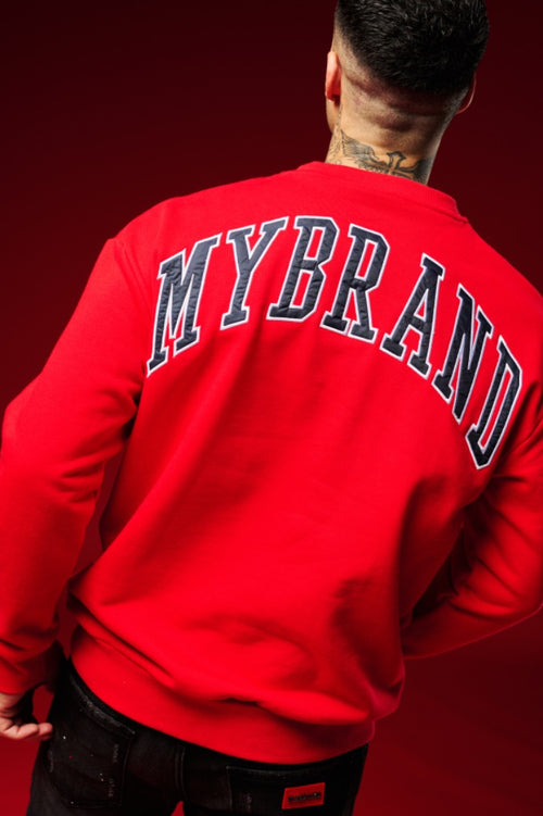 MY BRAND BACK SWEATER RED | RED