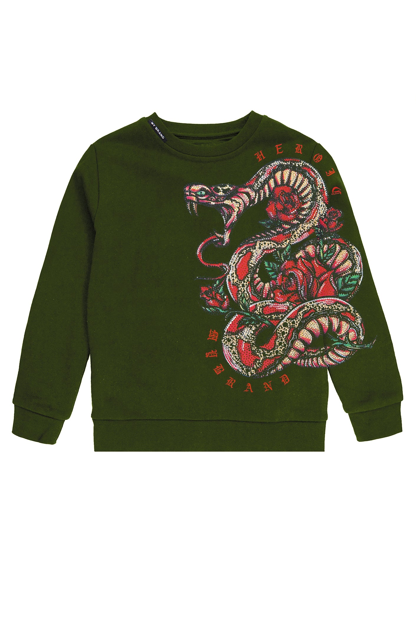Snake Roses Sweater Army