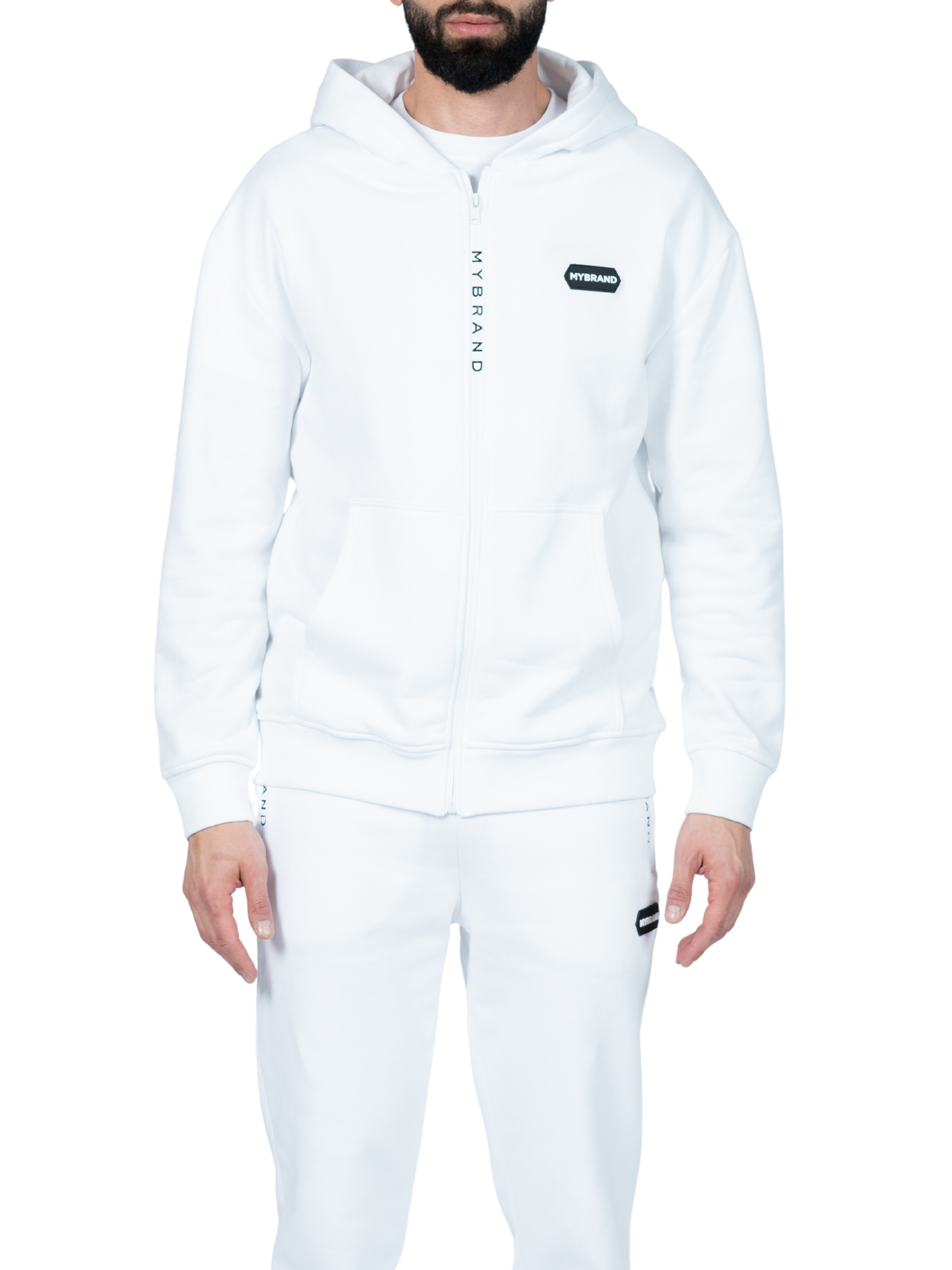 MB HEXAGON PATCH JACKET WHI | WHITE