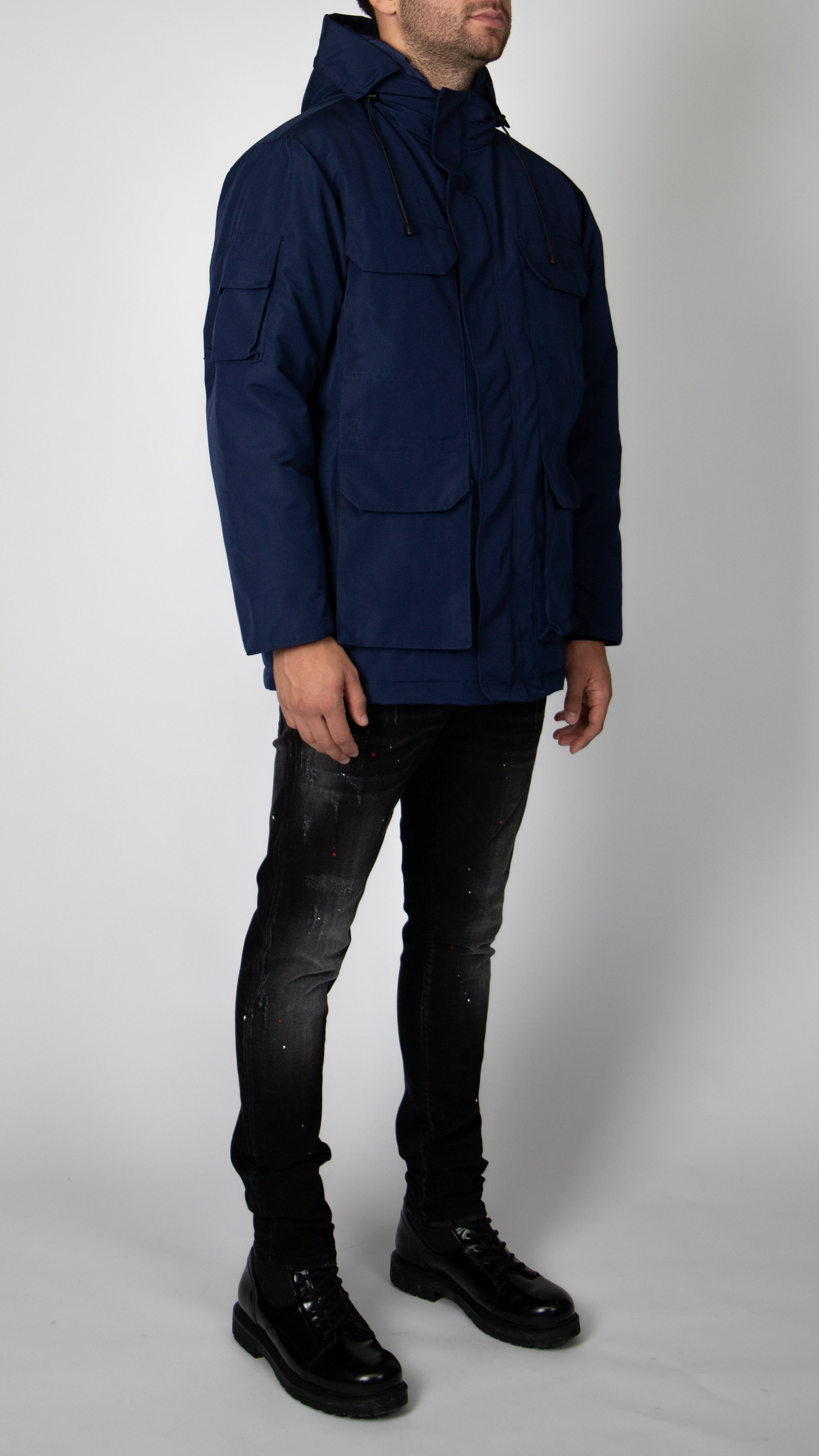 CORTINA LONG JACKET NAVY | NAVY