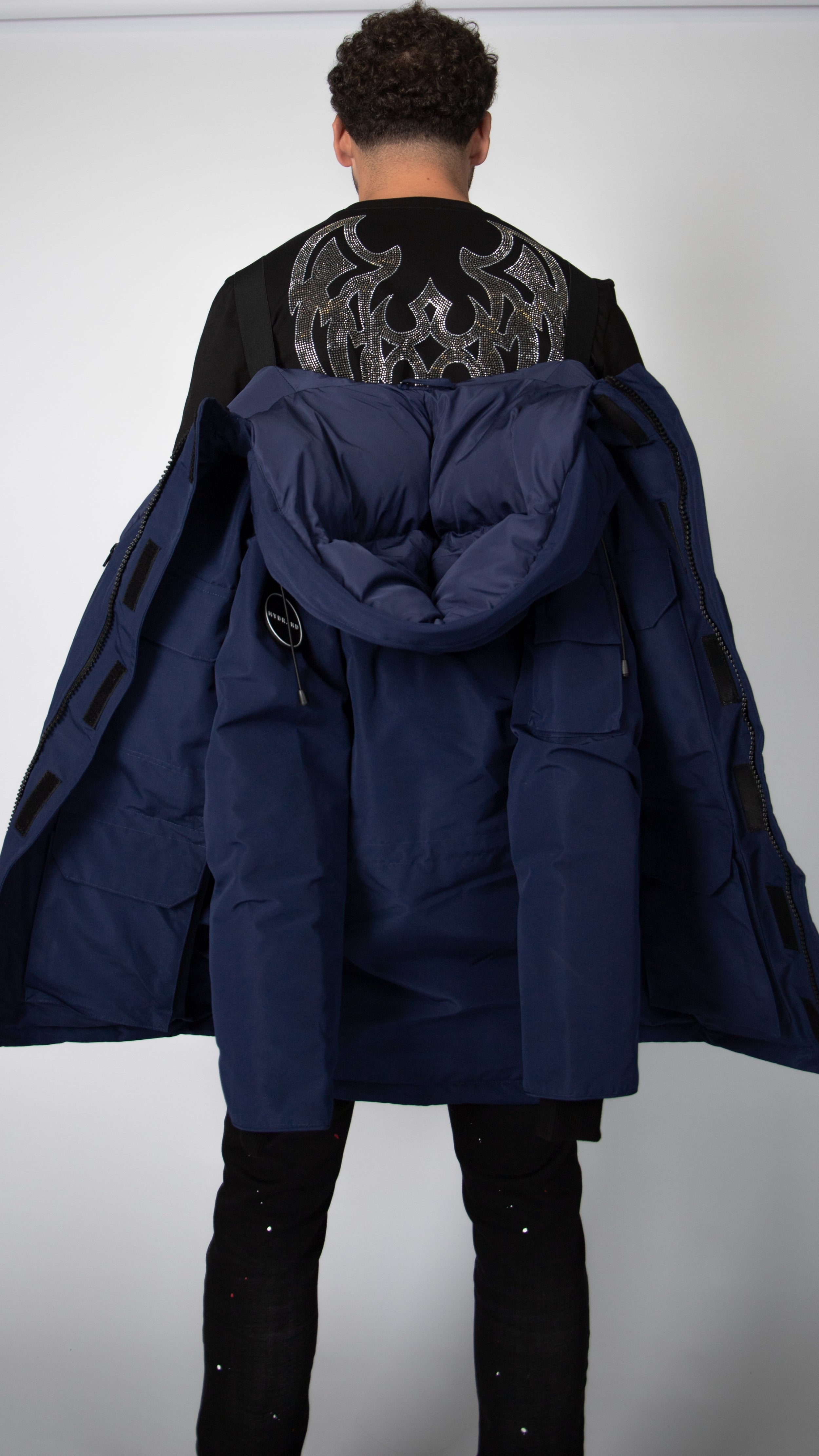 CORTINA LONG JACKET NAVY | NAVY