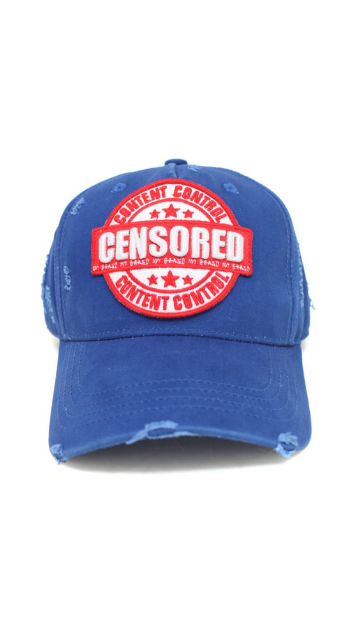 Censored Cap Kobalt Blue