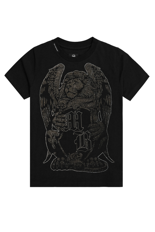 Lion Wings T-Shirt Black | BLACK