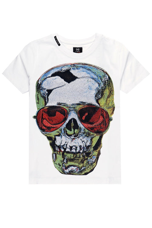 Sunglasses Skull T-Shirt White
