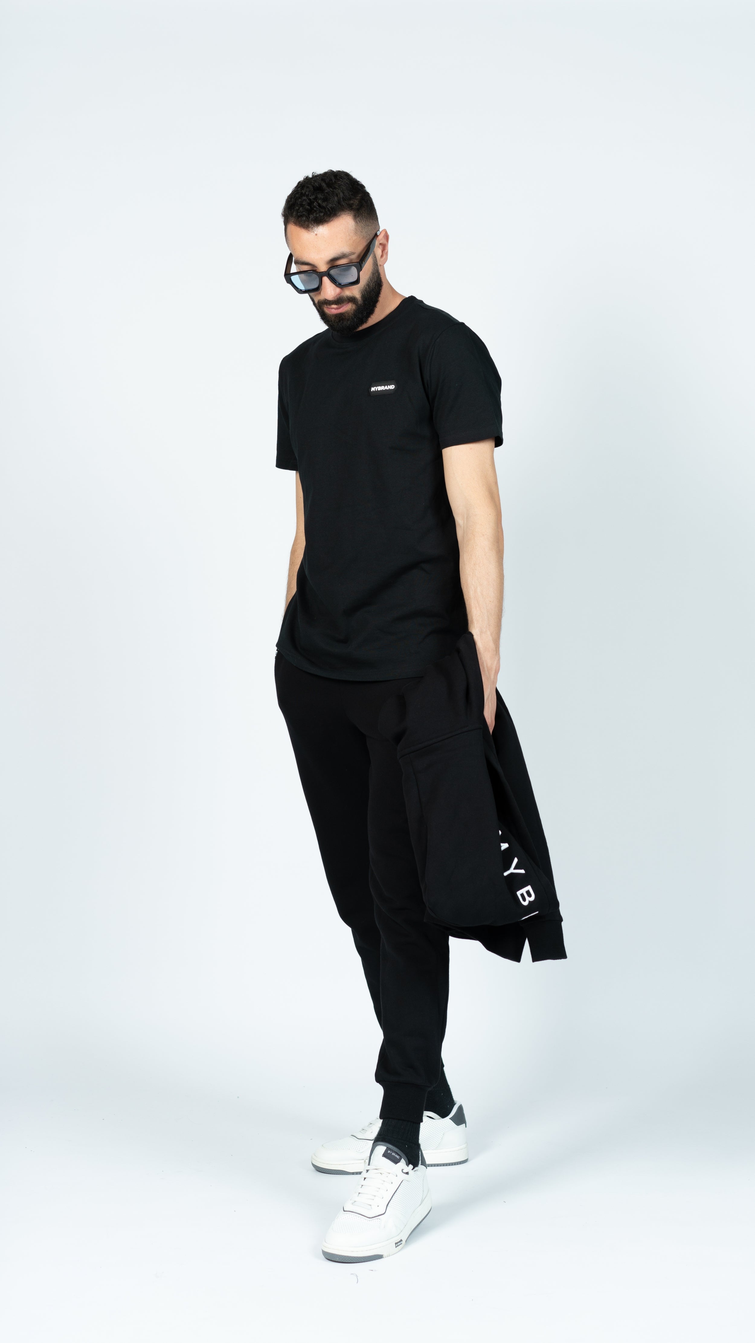 MB HEXAGON PATCH T-SHIRT BL | BLACK