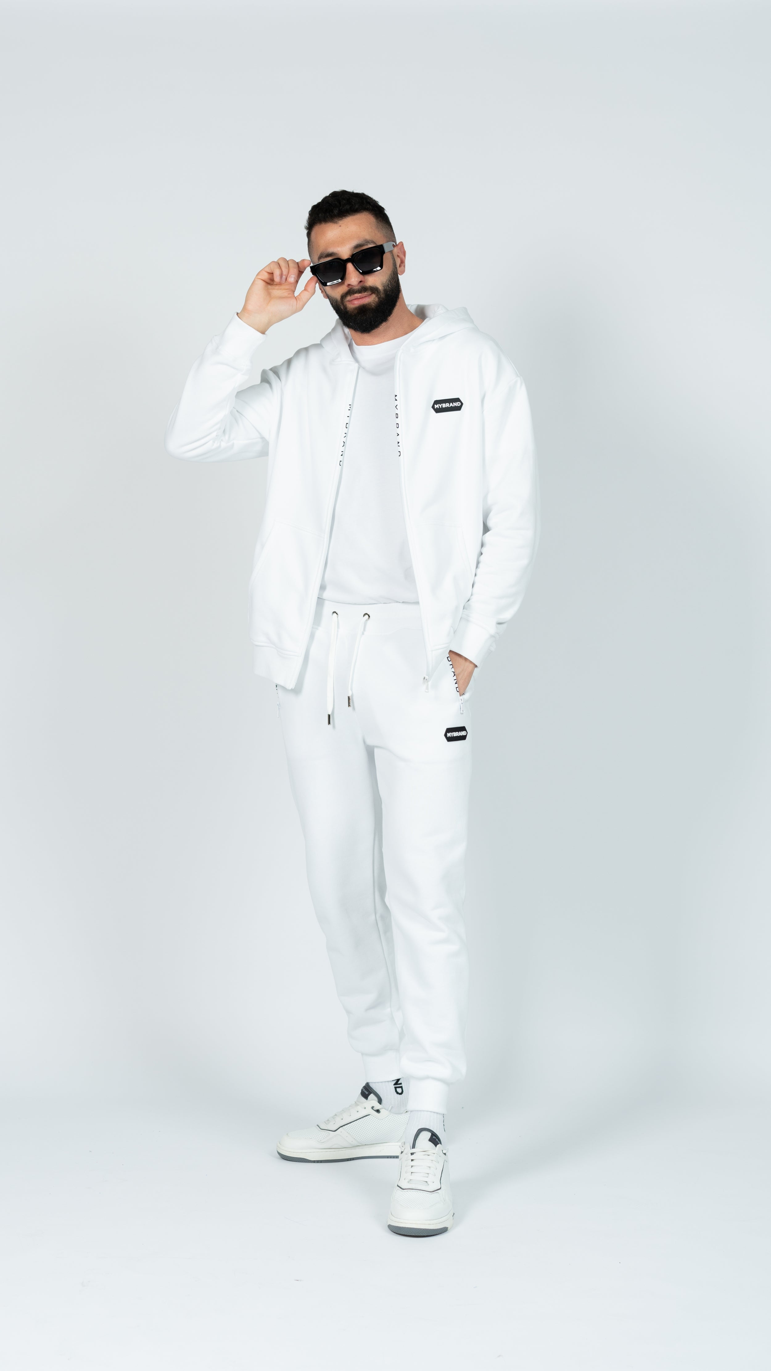 MB HEXAGON PATCH JACKET WHI | WHITE