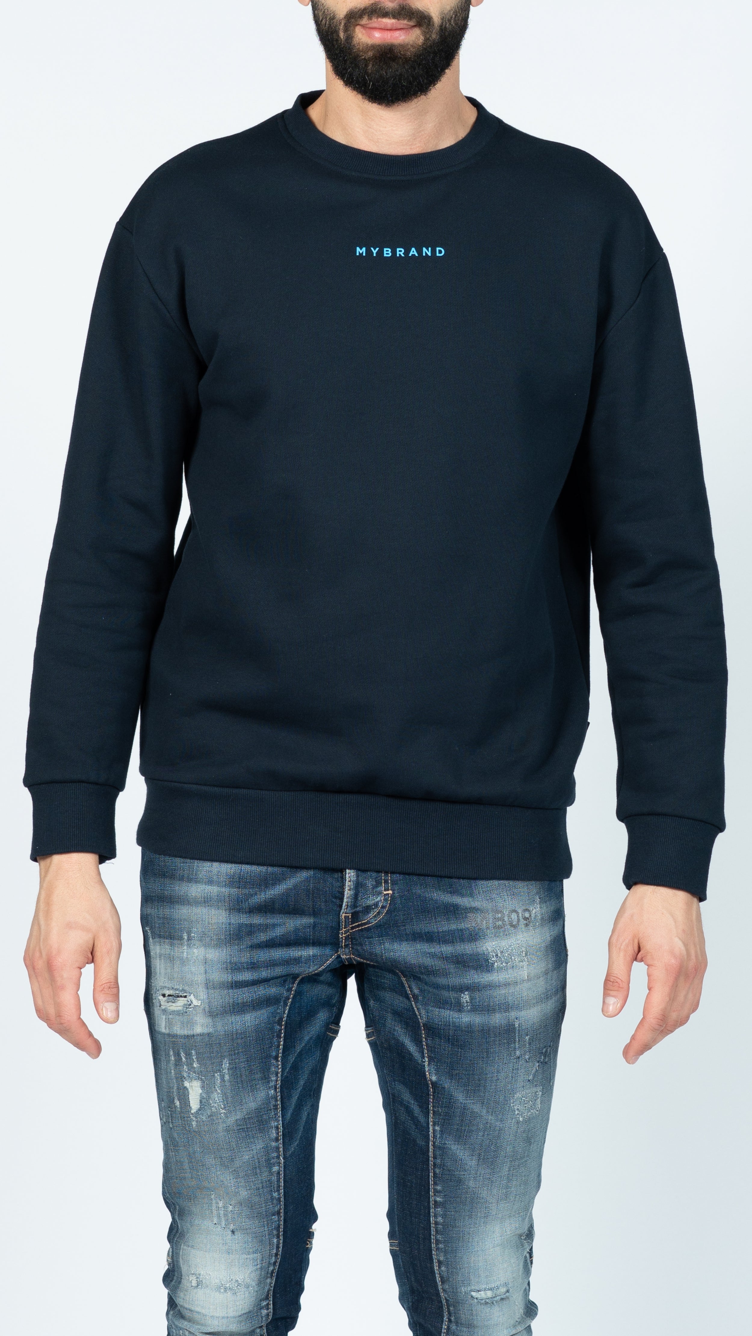 MY BRAND BACK SWEATER NAVY | NAVY