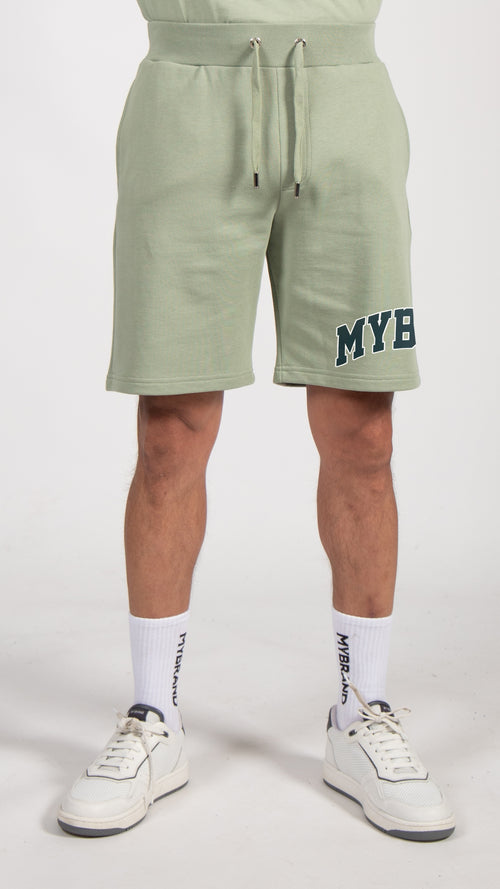 MYBRAND Bold Emblem short | LIGHT GREEN