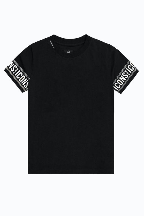 Icons Sleeve T-Shirt Black