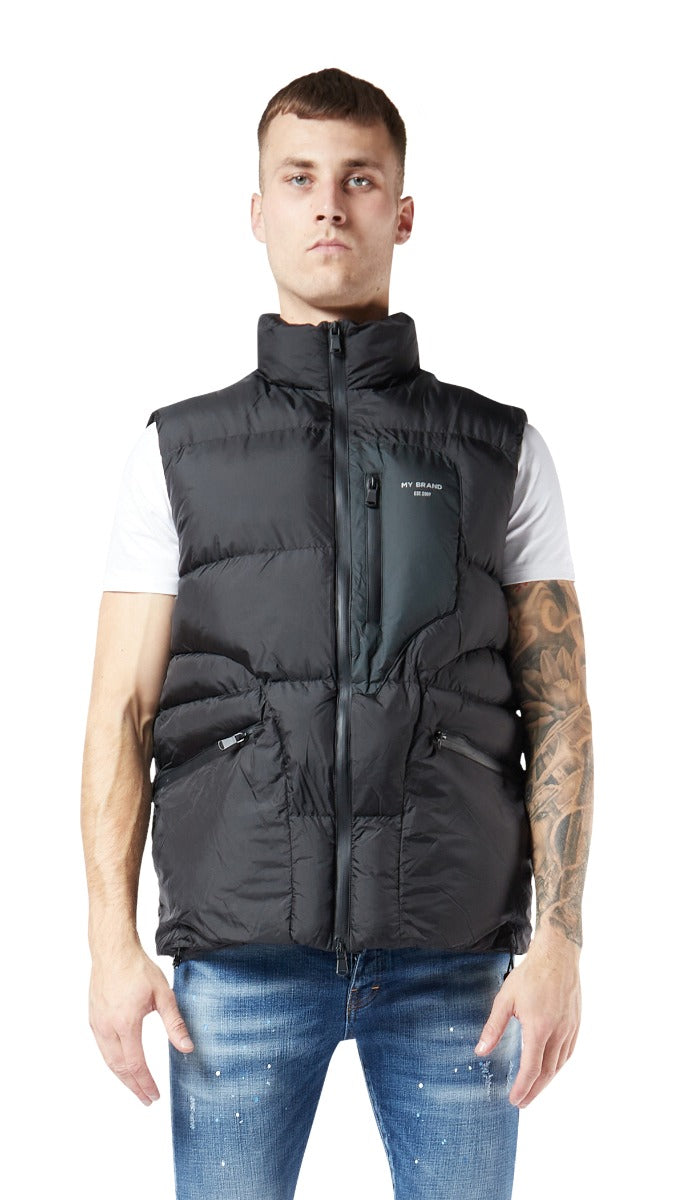 Detachable Sleeve Puff Jacket